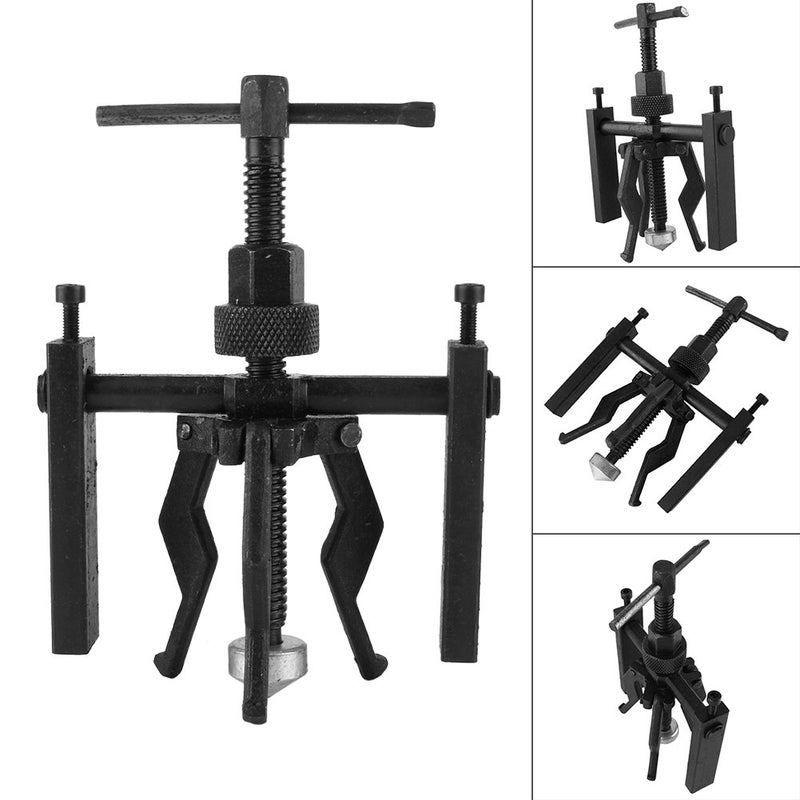 Keenso 3 Jaw Bearing Puller Gear Extractor, 3-Jaw Gear Puller Tool Kit Automotive Bearings Extractor - Image 1